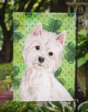 Load image into Gallery viewer, Westie St. Patrick's Garden Flag - Outdoor Decorative Yard Flag BB9534GF