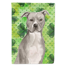 Load image into Gallery viewer, Staffordshire Bull Terrier St. Patrick's Flag Canvas House Size BB9535CHF