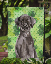 Load image into Gallery viewer, Black Labrador St. Patrick's Garden Flag - Outdoor Decorative Yard Flag BB9538GF