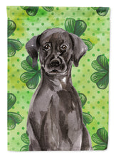 Load image into Gallery viewer, Black Labrador St. Patrick's Garden Flag - Outdoor Decorative Yard Flag BB9538GF