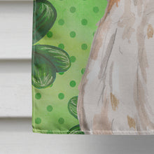 Load image into Gallery viewer, Brittany Spaniel St. Patrick's Flag Canvas House Size BB9539CHF