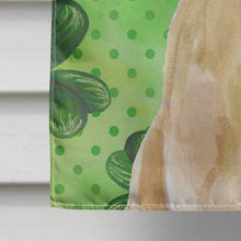 Load image into Gallery viewer, Yellow Labrador St. Patrick's Flag Canvas House Size BB9541CHF