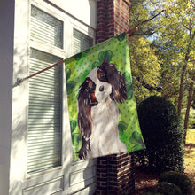 Load image into Gallery viewer, Tricolor Cavalier Spaniel St. Patrick's Flag Canvas House Size BB9542CHF