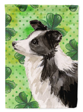 Load image into Gallery viewer, Border Collie St. Patrick's Garden Flag - Outdoor Decorative Yard Flag BB9548GF