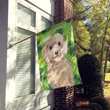 Load image into Gallery viewer, Champagne Cockapoo St. Patrick's Flag Canvas House Size BB9550CHF