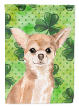 Load image into Gallery viewer, Chihuahua St. Patrick's Garden Flag - Outdoor Decorative Yard Flag BB9551GF