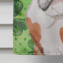 Load image into Gallery viewer, English Bulldog St. Patrick's Flag Canvas House Size BB9556CHF