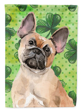 Load image into Gallery viewer, Fawn French Bulldog St. Patrick's Flag Canvas House Size BB9557CHF