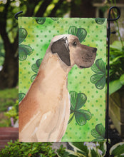 Load image into Gallery viewer, Fawn Natural Great Dane St. Patrick's Garden Flag - Outdoor Decorative Yard Flag
