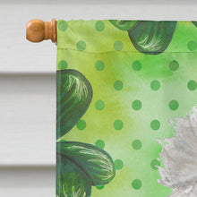 Load image into Gallery viewer, White Standard Poodle St. Patrick's Flag Canvas House Size BB9561CHF