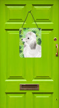 Load image into Gallery viewer, White Standard Poodle St. Patrick's Wall or Door Hanging Prints BB9561DS1216