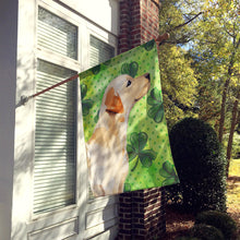 Load image into Gallery viewer, Yellow Labrador #2 St. Patrick's Flag Canvas House Size BB9563CHF