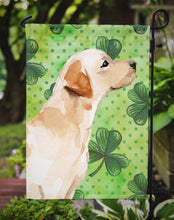 Load image into Gallery viewer, Yellow Labrador #2 St. Patrick's Garden Flag - Outdoor Decorative Yard Flag BB9563GF