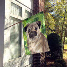 Load image into Gallery viewer, Fawn Pug St. Patrick's Flag Canvas House Size BB9566CHF