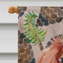Load image into Gallery viewer, Blenheim Cavalier Spaniel Pine Cones Flag Canvas House Size BB9568CHF