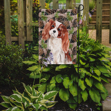 Load image into Gallery viewer, Blenheim Cavalier Spaniel Pine Cones Garden Flag - Outdoor Decorative Yard Flag BB9568GF
