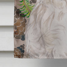 Load image into Gallery viewer, Westie Pine Cones Flag Canvas House Size BB9569CHF
