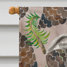 Load image into Gallery viewer, Staffordshire Bull Terrier Pine Cones Flag Canvas House Size BB9570CHF