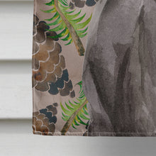 Load image into Gallery viewer, Black Labrador Pine Cones Flag Canvas House Size BB9573CHF