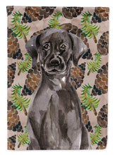 Load image into Gallery viewer, Black Labrador Pine Cones Garden Flag - Outdoor Decorative Yard Flag BB9573GF
