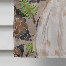 Load image into Gallery viewer, Brittany Spaniel Pine Cones Flag Canvas House Size BB9574CHF