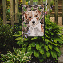 Load image into Gallery viewer, Wire Hair Jack Russell Pine Cones Garden Flag - Outdoor Decorative Yard Flag BB9578GF