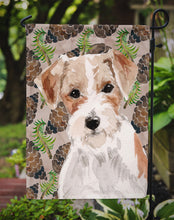 Load image into Gallery viewer, Wire Hair Jack Russell Pine Cones Garden Flag - Outdoor Decorative Yard Flag BB9578GF