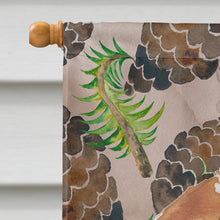 Load image into Gallery viewer, Beagle Pine Cones Flag Canvas House Size BB9579CHF