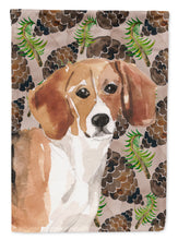 Load image into Gallery viewer, Beagle Pine Cones Flag Canvas House Size BB9579CHF