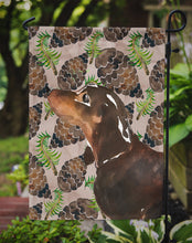 Load image into Gallery viewer, Black and Tan Dachshund Pine Cones Garden Flag - Outdoor Decorative Yard Flag BB9580GF