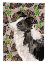 Load image into Gallery viewer, Border Collie Pine Cones Garden Flag - Outdoor Decorative Yard Flag BB9583GF