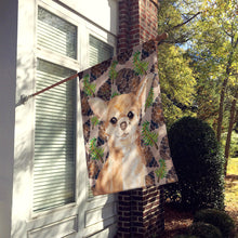 Load image into Gallery viewer, Chihuahua Pine Cones Flag Canvas House Size BB9586CHF
