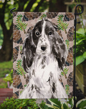 Load image into Gallery viewer, Black Parti Pine Cones Garden Flag - Outdoor Decorative Yard Flag BB9588GF