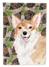 Load image into Gallery viewer, Corgi Pine Cones Garden Flag - Outdoor Decorative Yard Flag BB9589GF