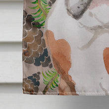 Load image into Gallery viewer, English Bulldog Pine Cones Flag Canvas House Size BB9591CHF