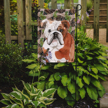 Load image into Gallery viewer, English Bulldog Pine Cones Garden Flag - Outdoor Decorative Yard Flag BB9591GF