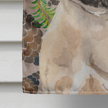 Load image into Gallery viewer, Fawn French Bulldog Pine Cones Flag Canvas House Size BB9592CHF