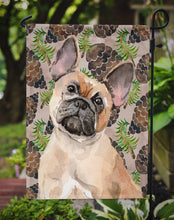 Load image into Gallery viewer, Fawn French Bulldog Pine Cones Garden Flag - Outdoor Decorative Yard Flag BB9592GF