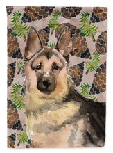 Load image into Gallery viewer, German Shepherd Pine Cones Flag Canvas House Size BB9593CHF