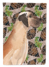 Load image into Gallery viewer, Fawn Natural Great Dane Pine Cones Garden Flag - Outdoor Decorative Yard Flag BB9594GF