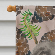 Load image into Gallery viewer, Italian Greyhound Pine Cones Flag Canvas House Size BB9597CHF