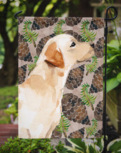 Load image into Gallery viewer, Yellow Labrador #2 Pine Cones Garden Flag - Outdoor Decorative Yard Flag BB9598GF