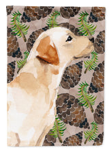 Load image into Gallery viewer, Yellow Labrador #2 Pine Cones Garden Flag - Outdoor Decorative Yard Flag BB9598GF