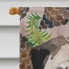 Load image into Gallery viewer, Fawn Pug Pine Cones Flag Canvas House Size BB9601CHF