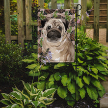 Load image into Gallery viewer, Fawn Pug Pine Cones Garden Flag - Outdoor Decorative Yard Flag BB9601GF