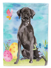 Load image into Gallery viewer, Black Labrador Easter Flag Canvas House Size BB9608CHF
