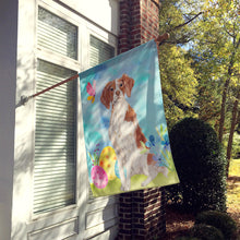 Load image into Gallery viewer, Brittany Spaniel Easter Flag Canvas House Size BB9609CHF