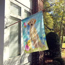 Load image into Gallery viewer, Yellow Labrador Easter Flag Canvas House Size BB9611CHF
