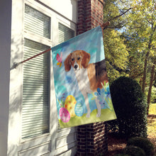 Load image into Gallery viewer, Beagle Easter Flag Canvas House Size