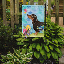 Load image into Gallery viewer, Black and Tan Dachshund Easter Garden Flag - Outdoor Decorative Yard Flag BB9615GF